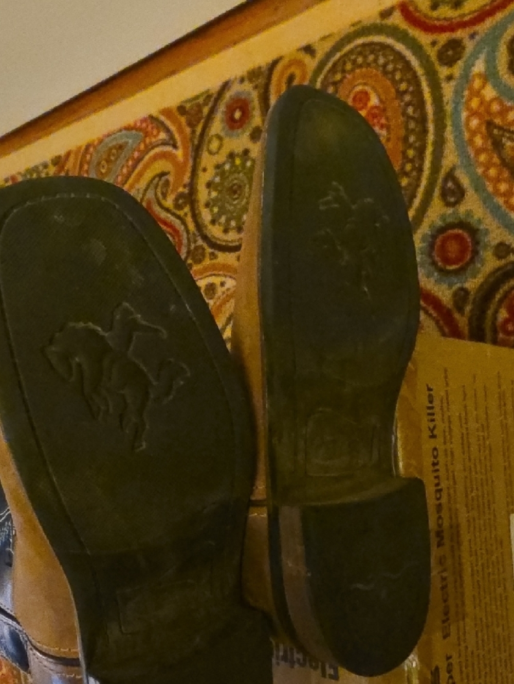 J.B. Dillon Two-Tone Brown and Black Kids Western Boots - Picture 6 of 7